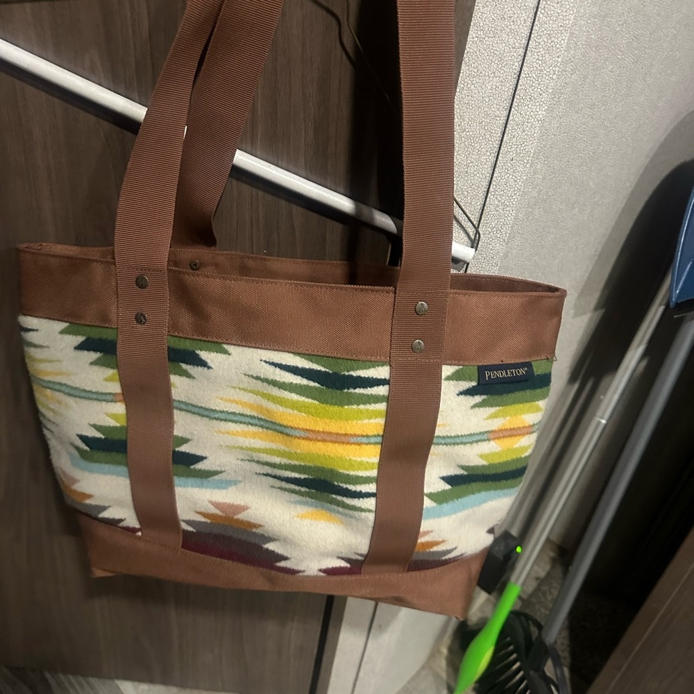 Pendleton Brown and Multicolor Women's Tote Bag